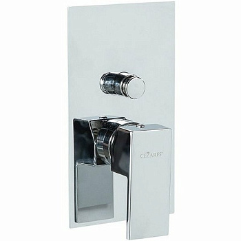 Встраиваемый однорычажный смеситель для душа с переключателем Cezares UNIKA-VDIM-01