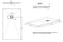 Душевой поддон Allen Brau Priority 140x80 8.31008-AM антрацит Душевой поддон Allen Brau Priority 140x80 8.31008-AM антрацит