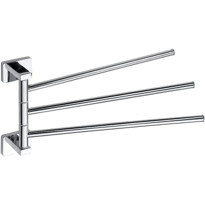 Тройной полотенцедержатель поворотный