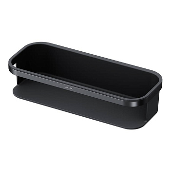 Корзина для душа Func прямая, 7х30х12,3 см, черная, A8F53122