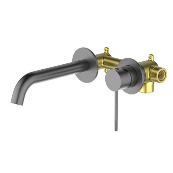 Смеситель TIMO Saona 2372/18SM для раковины скрытого монтажа, черное золото