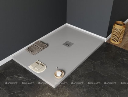 Душевой поддон Aquanet Pleasure 140х90 серый Душевой поддон Aquanet Pleasure 140х90 серый