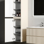Шкаф-пенал SANCOS Snob R подвесной Beige Soft, 350х350х1650 мм, арт. PSNR35CE Шкаф-пенал SANCOS Snob R подвесной Beige Soft, 350х350х1650 мм, арт. PSNR35CE