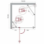 Душевой уголок BelBagno ETNA-A-12-80-C-Cr Душевой уголок BelBagno ETNA-A-12-80-C-Cr
