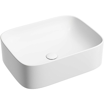 Умывальник чаша накладная прямоугольная (цвет Белый Матовый) Element 505*380*150мм