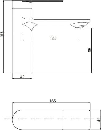 Orange BERNI M09-021cr Смеситель для раковины