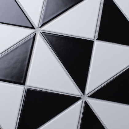 Керамическая мозаика Triangolo Chess Matt, Geometry