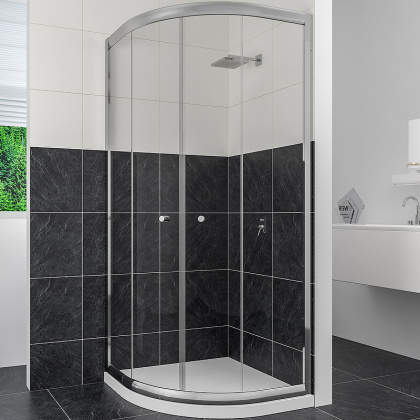 Душевой уголок RGW Classic CL-51 80x80 04095188-11 профиль Хром стекло прозрачное