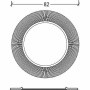 Зеркало SHINE золото глянец с подстветкой d82 528-G light Boheme Зеркало SHINE золото глянец с подстветкой d82 528-G light Boheme