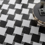 Декор Фрагонар наборный белый 9,9x9,9x0,9