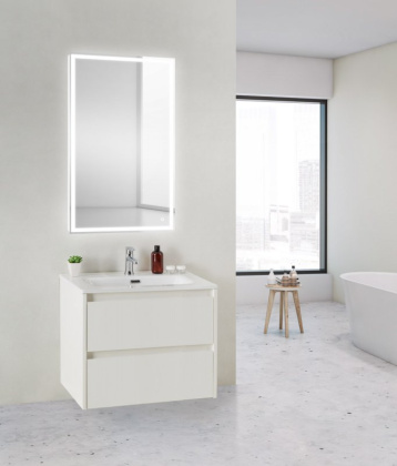 Тумба с раковиной подвесная BelBagno KRAFT 39-60 Bianco Opaco, раковина белая Тумба с раковиной подвесная BelBagno KRAFT 39-60 Bianco Opaco, раковина белая