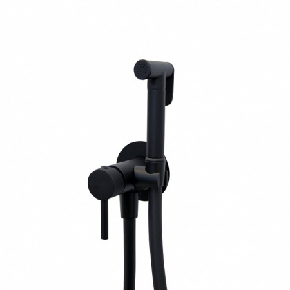 Гигиенический душ со смесителем, матовый черный Гигиенический душ со смесителем, матовый черный