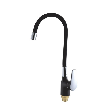 Смеситель для кухни латунь, черный S443-3