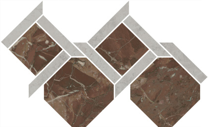 Декор Риальто 1 наборный лаппатированный 48x29,5x0,9