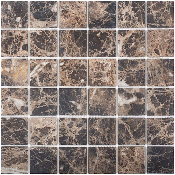 Мозаика, нат. мрамор, DARK EMPERADOR MATT 48x48, Classic Мозаика, нат. мрамор, DARK EMPERADOR MATT 48x48, Classic