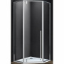 Душевой уголок Penta VSP-3P100CL, 1000*1000, хром, стекло прозрачное