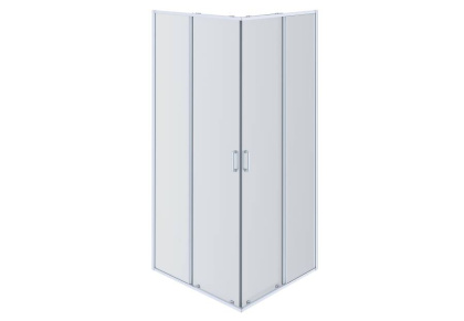 AQ ARI KV10020CH Душевой уголок квадратный, двери раздвижные 1000x1000x2000 профиль хром, стекло прозрачное AQ ARI KV10020CH Душевой уголок квадратный, двери раздвижные 1000x1000x2000 профиль хром, стекло прозрачное
