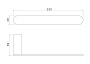 Полотенцедержатель AQUATEK AQ4419CR ЛИРА