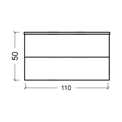 Тумба 110см*48 (52) BLACK WOOD 831-110-BW Boheme