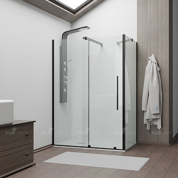 Душевой уголок 120* 90*195 RGW TO-48B (TO-18B + Z-18B) Прямоуг./Чёрный/Прозрачное/6 мм (Easy) Душевой уголок 120* 90*195 RGW TO-48B (TO-18B + Z-18B) Прямоуг./Чёрный/Прозрачное/6 мм (Easy)