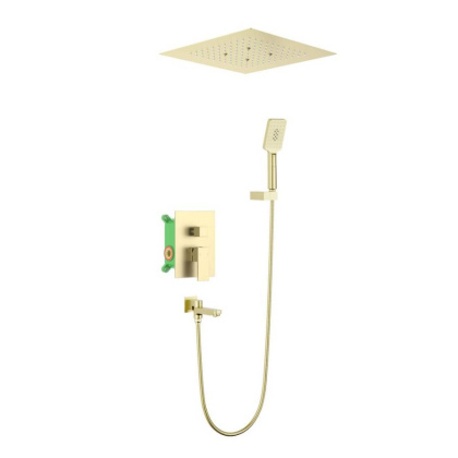 Душевая система Timo Selene SX-2039/17SM скрытого монтажа, золото матовое