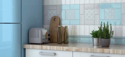 Плитка настенная 16030 Мурано голубой 7,4*15*6,9 (96шт/1,07м2), м2