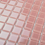Мозаика стеклянная Pink Glass (чип 4*25*25) 300*300 (22шт/1.98м2), м2