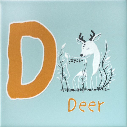 Декор OS\A239\5185 Зоопарк D голубой (20см*20см*6,9мм) (10шт/0,4м2) , шт