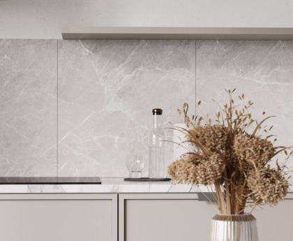 Mramor Chic Silver Керамогранит серый 60х60 Полированный