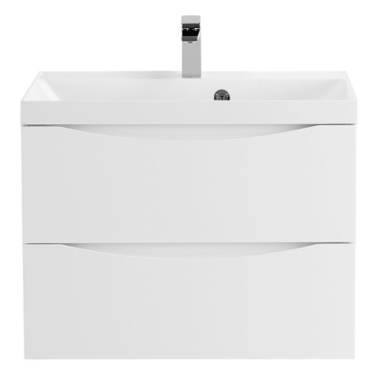 Тумба с раковиной подвесная BelBagno MARINO 70 Bianco Lucido, раковина белая Тумба с раковиной подвесная BelBagno MARINO 70 Bianco Lucido, раковина белая