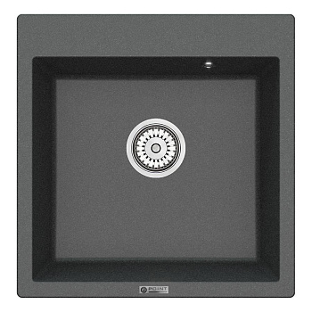 Мойка кухонная Point Арбель 51 PN3001GR, графит