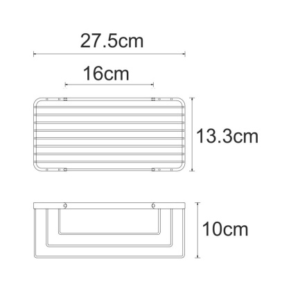 K-711NICKEL Полка металлическая K-711NICKEL Полка металлическая