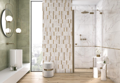 Керамогранит Meissen Keramik Wonder белый ректификат 44,8x89,8 A16880