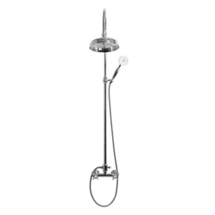 LORD-CD-30-03/24-M Душевая колонна со смесителем, верхним и ручным душем, цвет золото