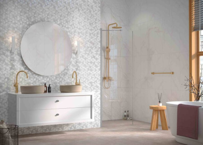 Декор Statuario White W M/STR 25x75 NR Glossy 1 Декор Statuario White W M/STR 25x75 NR Glossy 1
