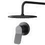 FB85A2R002 X-Joy, набор: Смеситель д/душа, верхний душ 220 мм, держатель д/верхн.душа, Черный, шт.