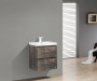 Тумба с раковиной подвесная BelBagno PIETRA MINI 50 Stone, раковина белая Тумба с раковиной подвесная BelBagno PIETRA MINI 50 Stone, раковина белая