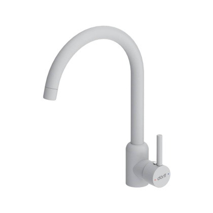 D3007033 Logic кухонный смеситель поворотный, белый D3007033 Logic кухонный смеситель поворотный, белый