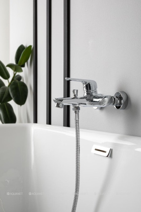 Смеситель для ванны с душем Aquanet Pragmatic AF430-20С Смеситель для ванны с душем Aquanet Pragmatic AF430-20С