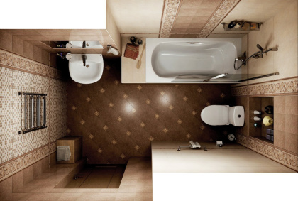 Бордюр AD\А250\8245 Вилла Флоридиана 30*3,1*6,9 (1кор/28шт), шт