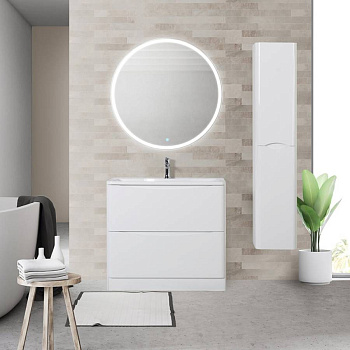 Тумба с раковиной напольная  BelBagno ACQUA 90 Bianco Lucido, раковина белая Тумба с раковиной напольная  BelBagno ACQUA 90 Bianco Lucido, раковина белая