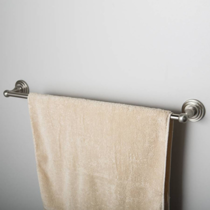 Держатель полотенец одинарный Ammer, 65,2х6х8,3 см, хром, K-7030