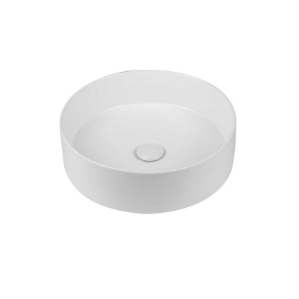 Раковина керамическая Vincea VBS-316, 405*405*130, накладная, цвет белый