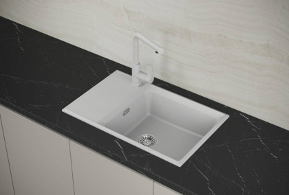 Мойка кухонная Point Этна 78 белый