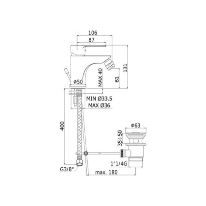 Набор смесителей  Paffoni Red 4 в 1 (сет 4)