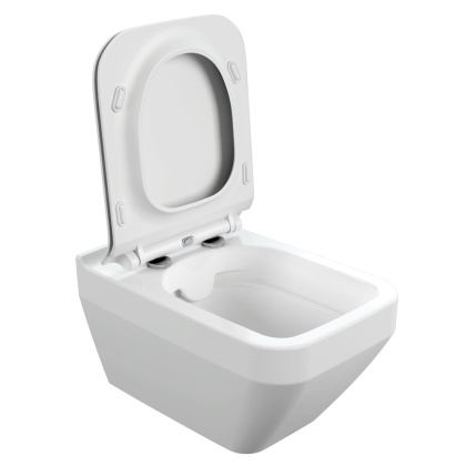 Подвесной унитаз CREA SQUARE Clean On DPL EO slim