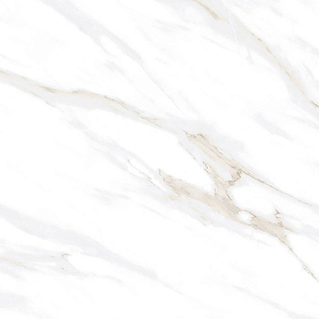Calacatta Clarity Gold Керамогранит белый 80х80 Полированный