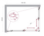 LUCE-AH-2-120/90-C-Cr Душевой уголок, Условный размер, мм:1200x900x1950 Габариты с диапазоном регулировок, мм:(1185-1200)x(885-900)  LUCE-AH-2-120/90-C-Cr Душевой уголок, Условный размер, мм:1200x900x1950 Габариты с диапазоном регулировок, мм:(1185-1200)x(885-900)