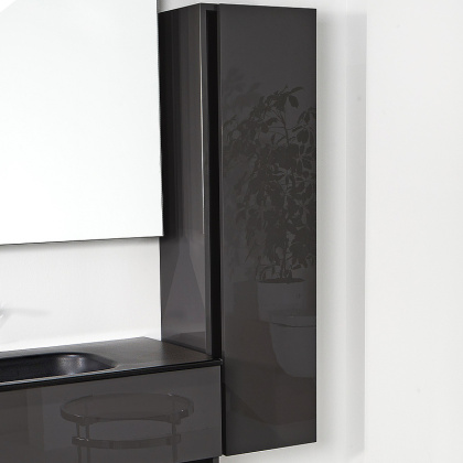 Пенал Vallessi 120*35*28,5cm Антрацит глянец 836-A glossy Boheme Пенал Vallessi 120*35*28,5cm Антрацит глянец 836-A glossy Boheme