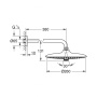 Душ верхний Grohe Euphoria 260 26459000 хром